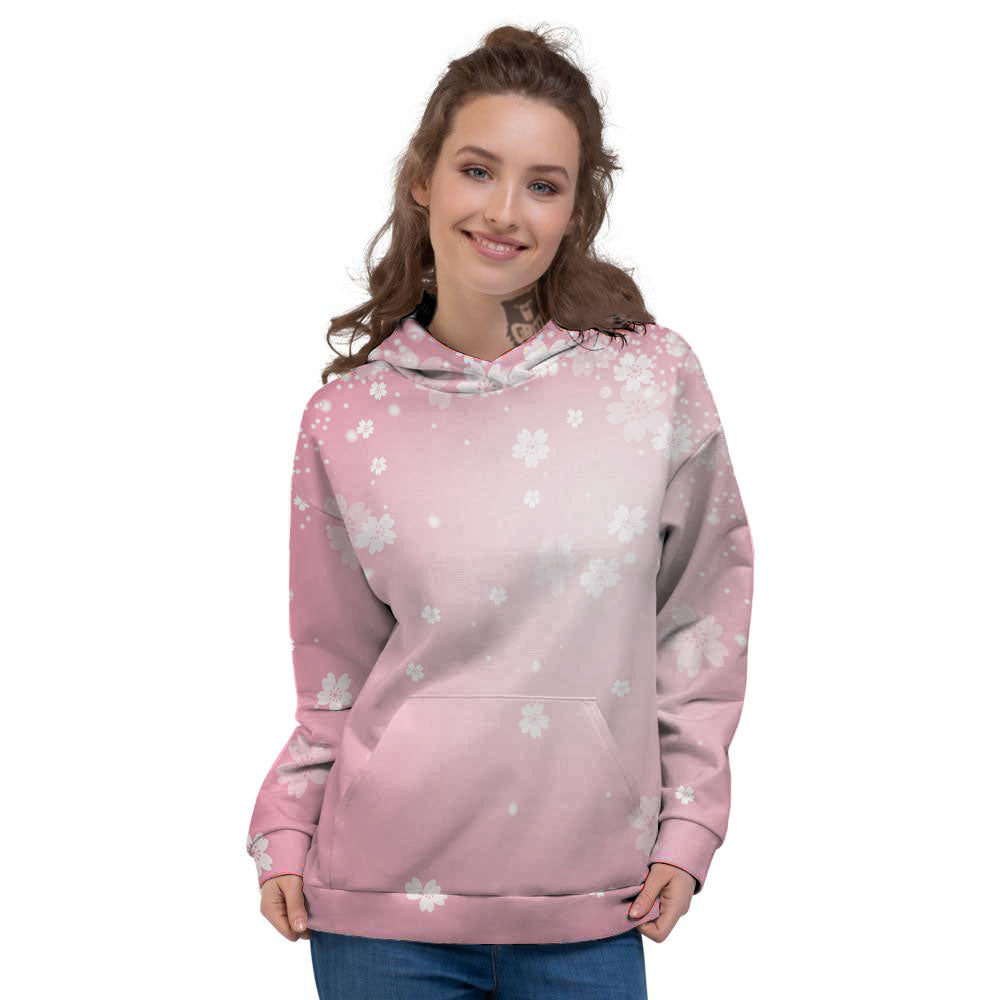 Sparkle Floral Print Women's Hoodie-grizzshop