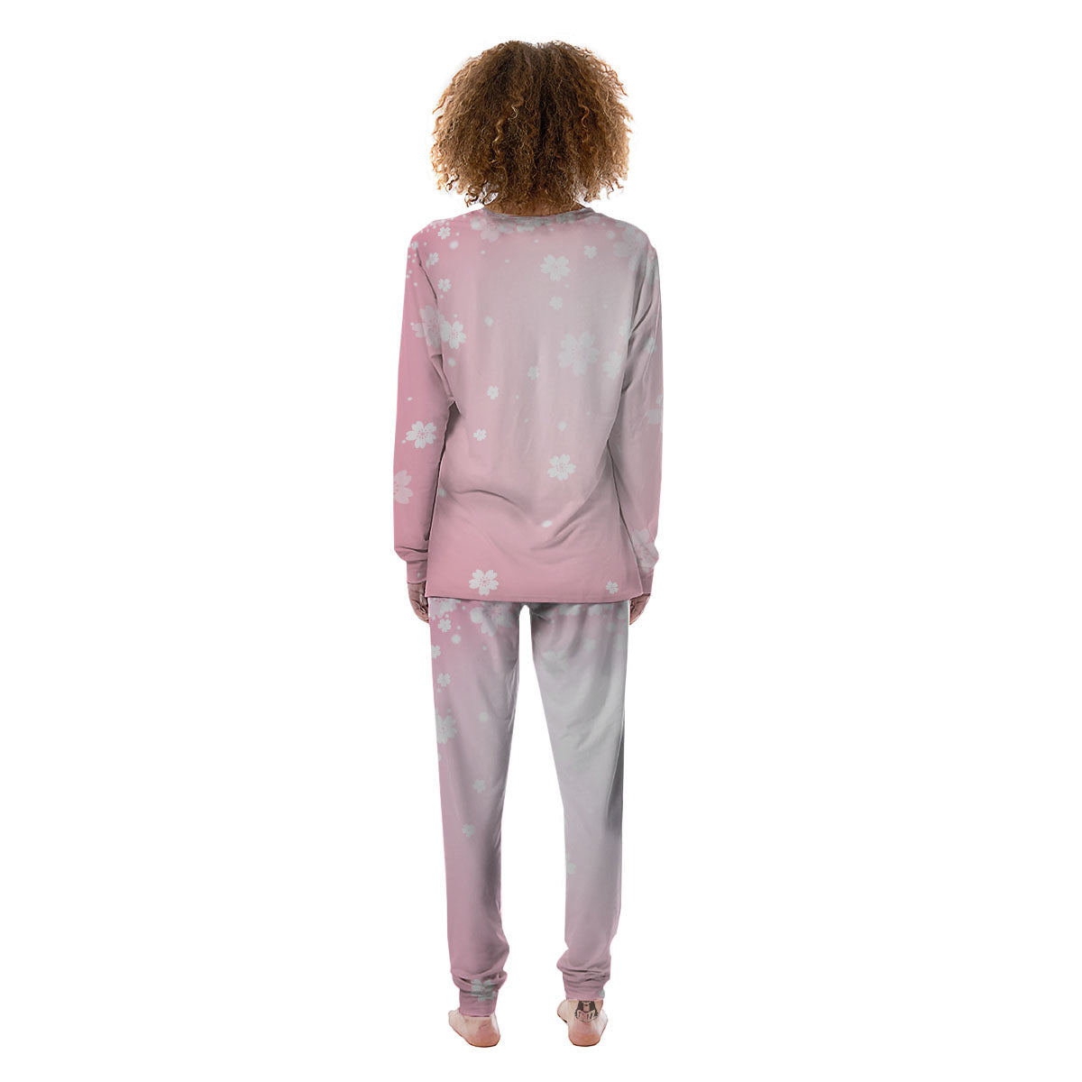 Sparkle Floral Print Women's Pajamas-grizzshop
