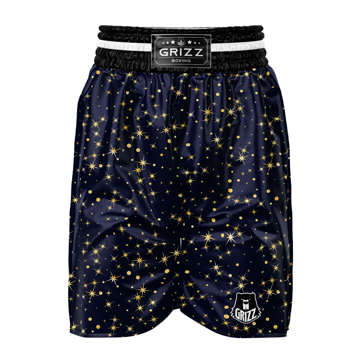 Sparkle Shiny Print Pattern Boxing Shorts-grizzshop