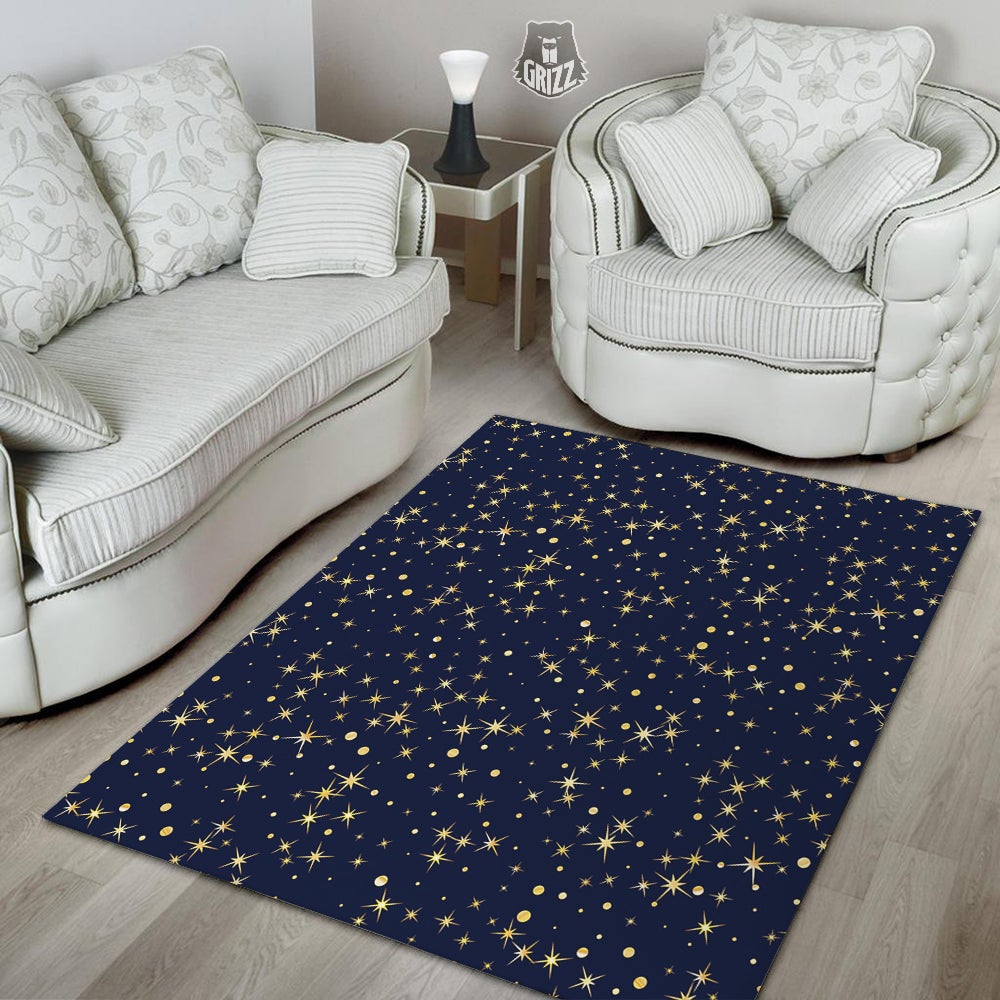 Sparkle Shiny Print Pattern Floor Mat-grizzshop