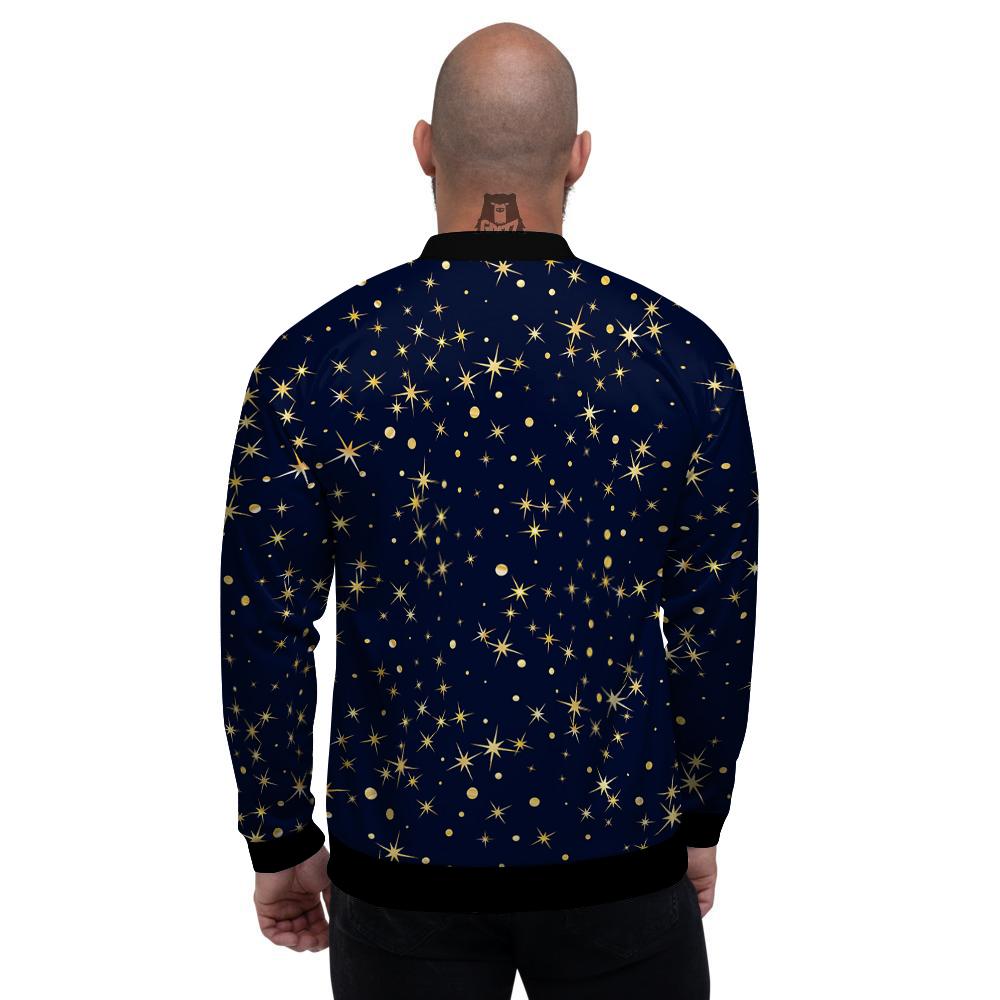 Sparkle Shiny Print Pattern Men's Bomber Jacket-grizzshop