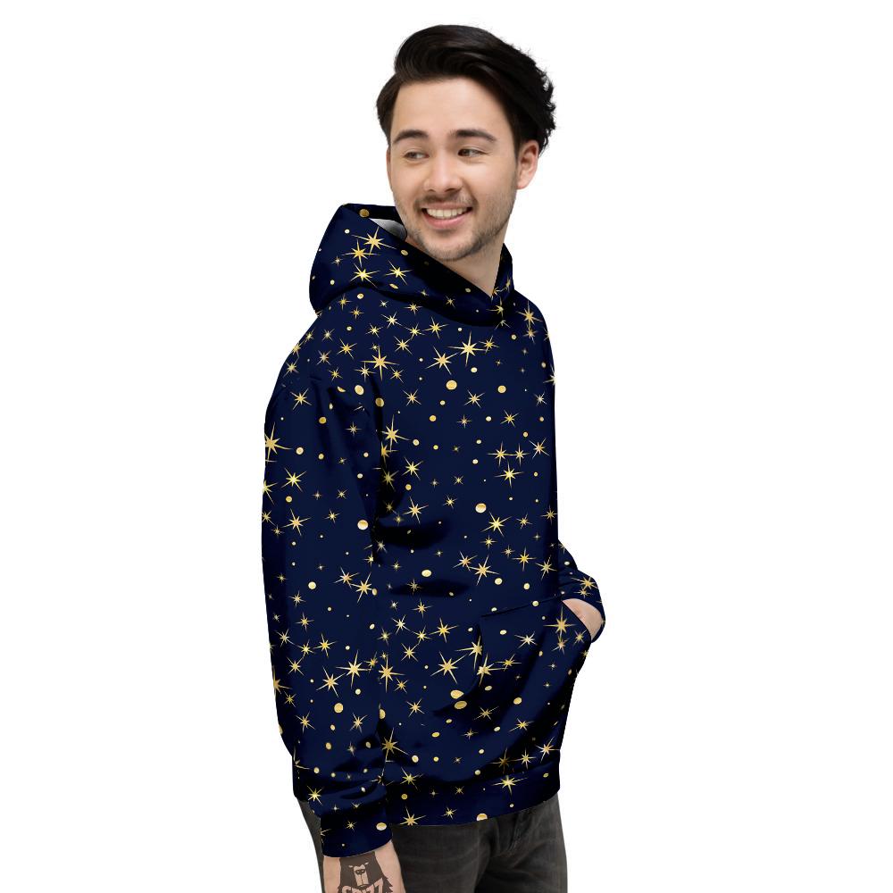 Sparkle Shiny Print Pattern Men's Hoodie-grizzshop