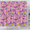 Sperm Anatomy Pattern Print Bathroom Shower Curtain-grizzshop