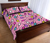 Sperm Anatomy Pattern Print Bed Set Quilt-grizzshop