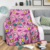 Sperm Anatomy Pattern Print Blanket-grizzshop