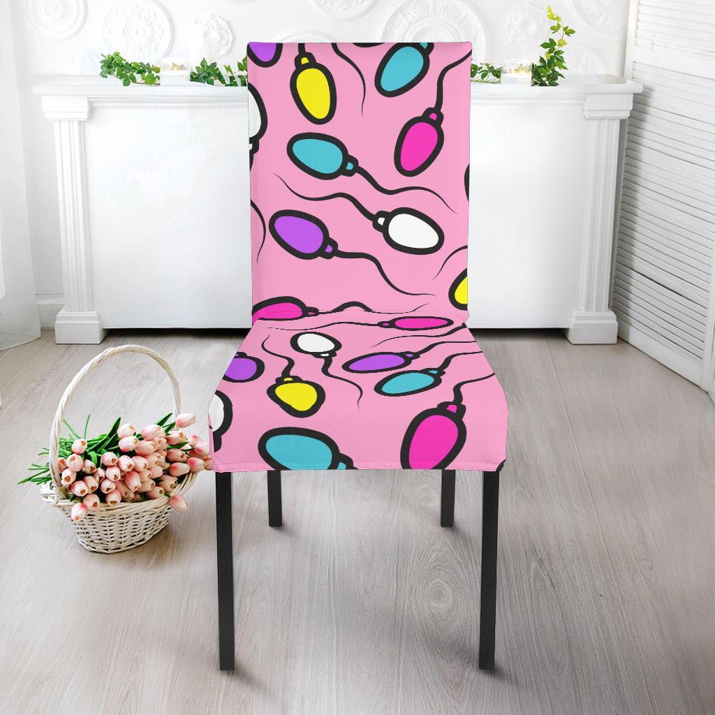 Sperm Anatomy Pattern Print Chair Cover-grizzshop