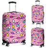 Sperm Anatomy Pattern Print Luggage Cover Protector-grizzshop