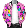 Sperm Anatomy Pattern Print Men's Bomber Jacket-grizzshop