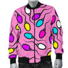 Sperm Anatomy Pattern Print Men's Bomber Jacket-grizzshop