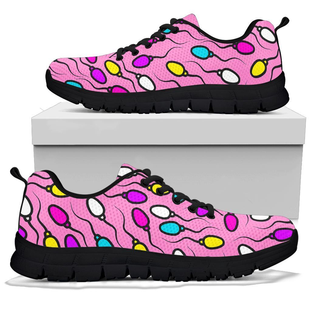 Sperm Anatomy Pattern Print Sneaker Shoes For Men Women-grizzshop