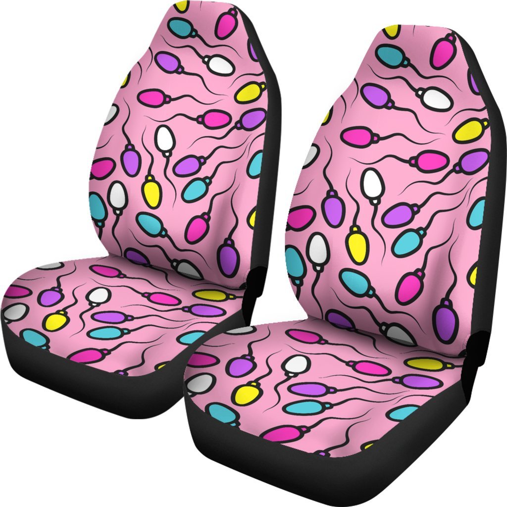 Sperm Anatomy Pattern Print Universal Fit Car Seat Covers-grizzshop