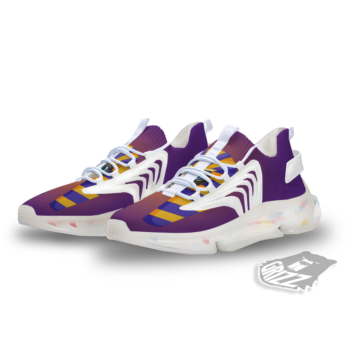 Sphynx Cat Pharaoh Print White Gym Shoes-grizzshop