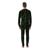 Spider Black And Green Neon Spider Web Print Pattern Men's Pajamas-grizzshop