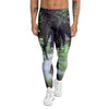 Spider Monster Print Men's Leggings-grizzshop