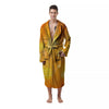 Spider Web Halloween Print Men's Robe-grizzshop