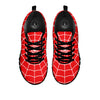 Spider Web Red Print Black Sneaker-grizzshop