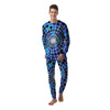 Spider Web Stained Mosaic Print Men's Pajamas-grizzshop