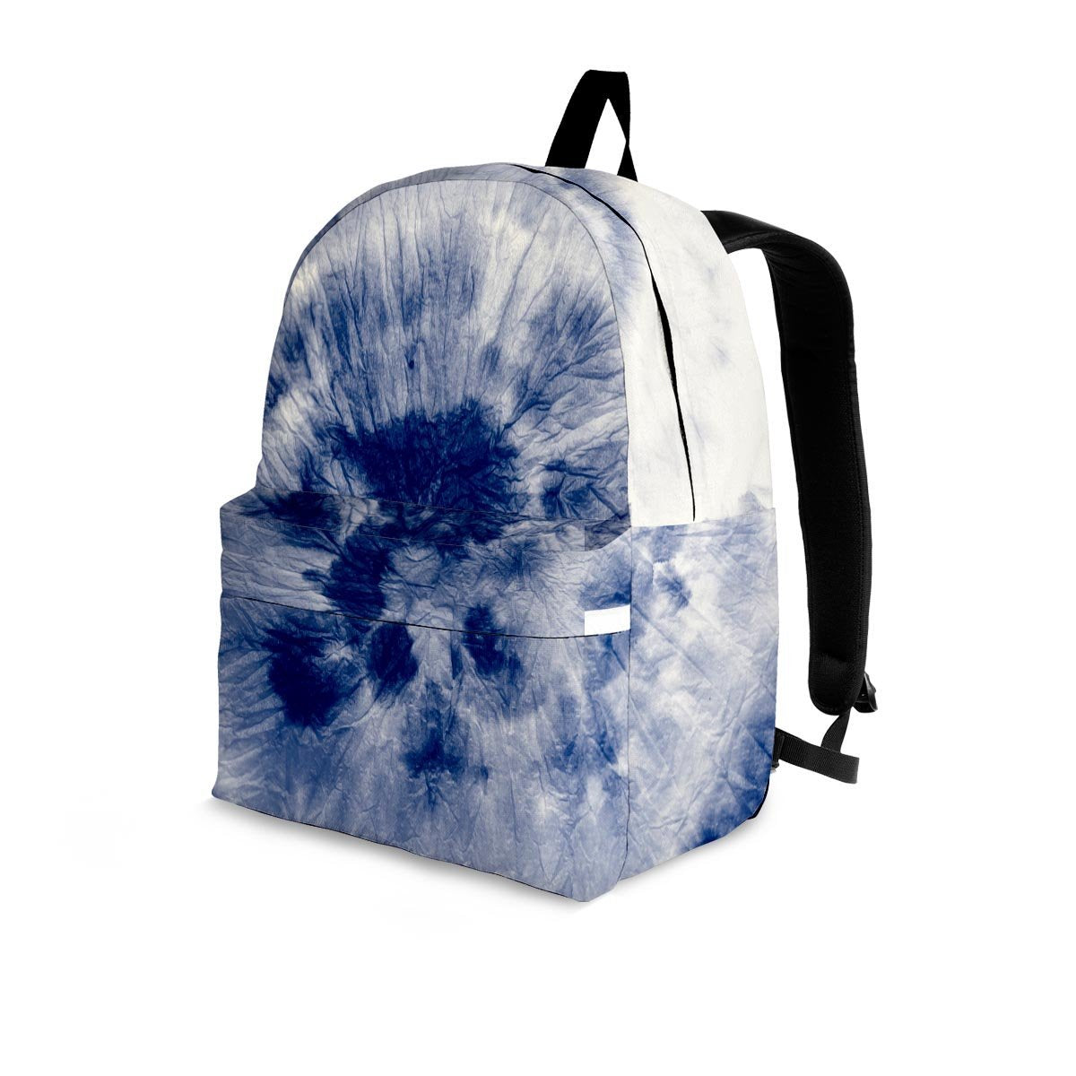 Spiral Blue Swirl Tie Die Backpack-grizzshop