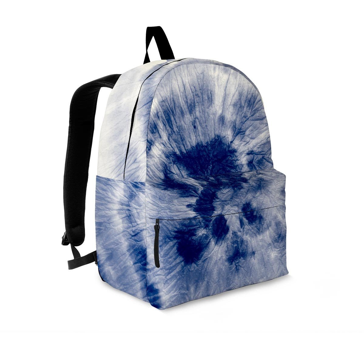 Spiral Blue Swirl Tie Die Backpack-grizzshop