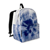 Spiral Blue Swirl Tie Die Backpack-grizzshop