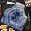 Spiral Blue Swirl Tie Die Men's Apron-grizzshop