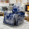 Spiral Blue Swirl Tie Die Recliner Cover-grizzshop