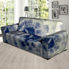 Spiral Blue Swirl Tie Die Sofa Cover-grizzshop