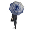 Spiral Blue Swirl Tie Die Umbrella-grizzshop