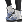 Spiral Blue Swirl Tie Die Women's Boots-grizzshop