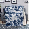 Spiral Blue Tie Dye Blanket-grizzshop