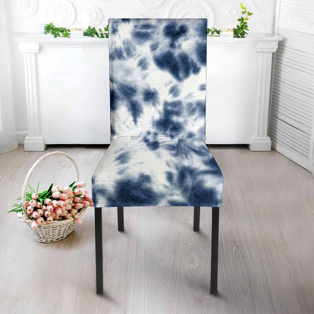 Spiral Blue Tie Dye Chair Cover-grizzshop