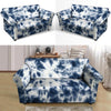 Spiral Blue Tie Dye Loveseat Cover-grizzshop