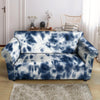 Spiral Blue Tie Dye Loveseat Cover-grizzshop