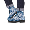 Spiral Blue Tie Dye Men's Boots-grizzshop