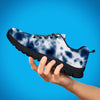 Spiral Blue Tie Dye Men's Sneakers-grizzshop