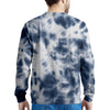 Spiral Blue Tie Dye Men's Sweatshirt-grizzshop