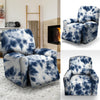 Spiral Blue Tie Dye Recliner Cover-grizzshop