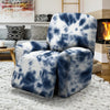 Spiral Blue Tie Dye Recliner Cover-grizzshop