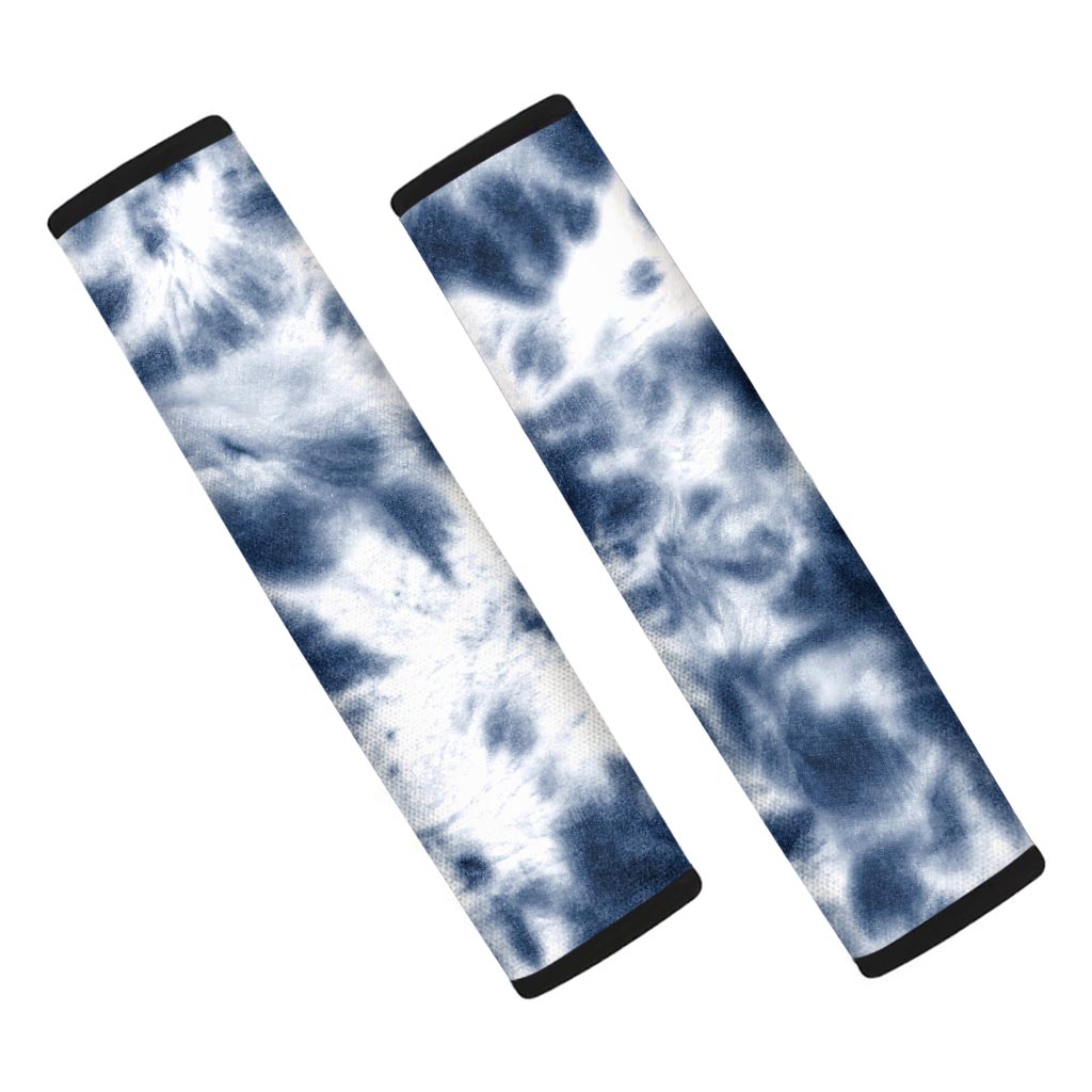 Spiral Blue Tie Dye Seat Belt Cover-grizzshop