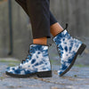 Spiral Blue Tie Dye Women's Boots-grizzshop