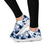 Spiral Blue Tie Dye Women's Sneakers-grizzshop