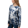 Spiral Blue Tie Dye Women's Sweatshirt-grizzshop