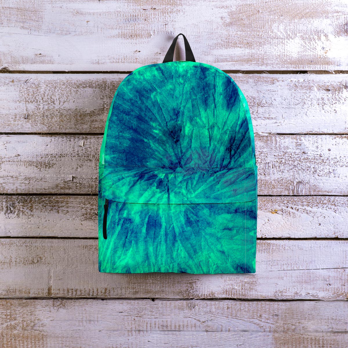 Spiral Green Tie Dye Backpack-grizzshop