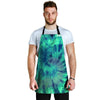 Spiral Green Tie Dye Men's Apron-grizzshop