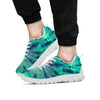 Spiral Green Tie Dye Men's Sneakers-grizzshop