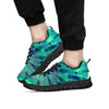 Spiral Green Tie Dye Men's Sneakers-grizzshop