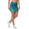 Spiral Green Tie Dye Mini Skirt-grizzshop