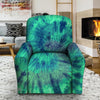 Spiral Green Tie Dye Recliner Cover-grizzshop