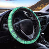 Spiral Green Tie Dye Steering Wheel Cover-grizzshop