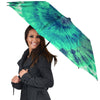 Spiral Green Tie Dye Umbrella-grizzshop